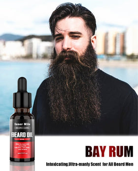 ISNER MILE Unscented beard oil bottle