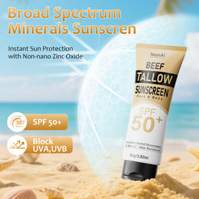 Isuyuki Mineral Sunscreen SPF 50 80g packaging