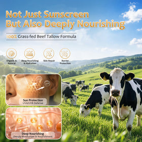 Isuyuki Mineral Sunscreen SPF 50 applied on skin