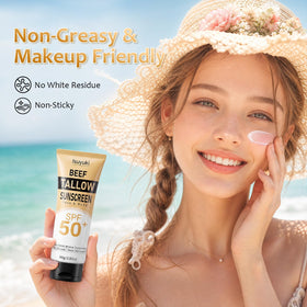 Isuyuki Mineral Sunscreen SPF 50 in outdoor setting
