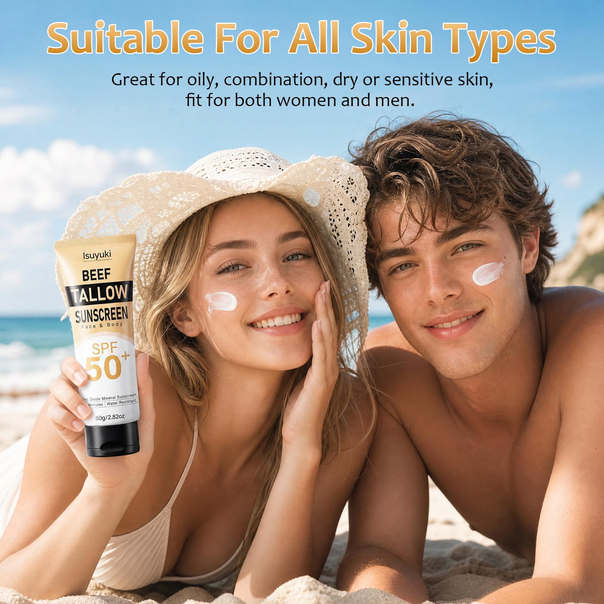 Isuyuki Mineral Sunscreen SPF 50 water-resistant feature