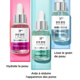 IT Cosmetics Bye Bye Lines Serum with fresh flowers