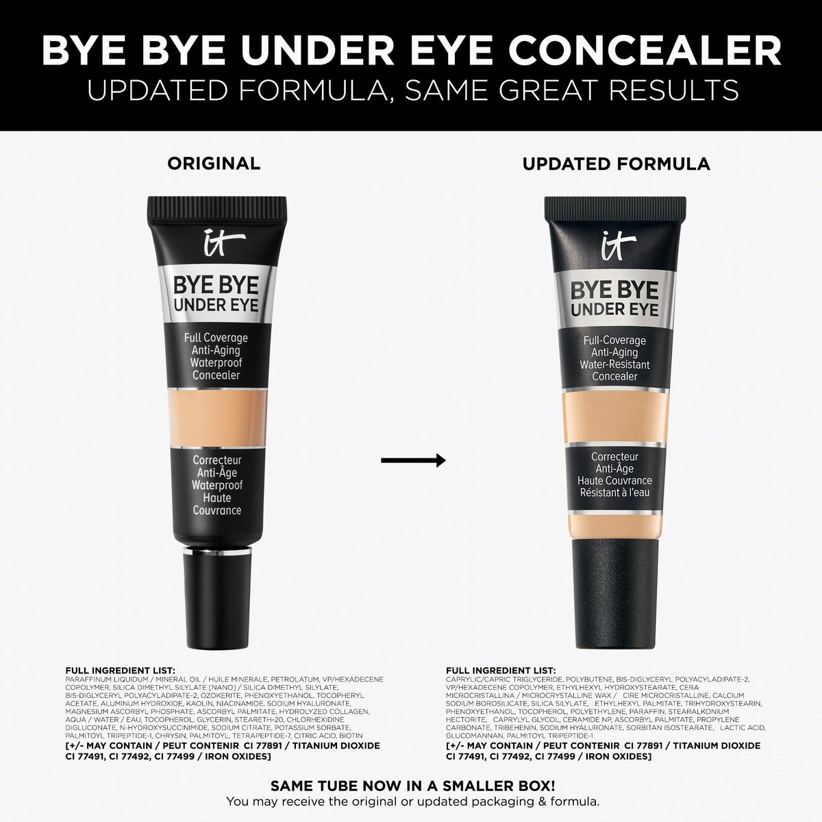 IT Cosmetics Bye Bye Under Eye Concealer 10.5 Light in beauty routine