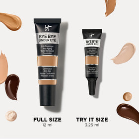 IT Cosmetics Bye Bye Under Eye Concealer 14.5 Light Buff on model's skin