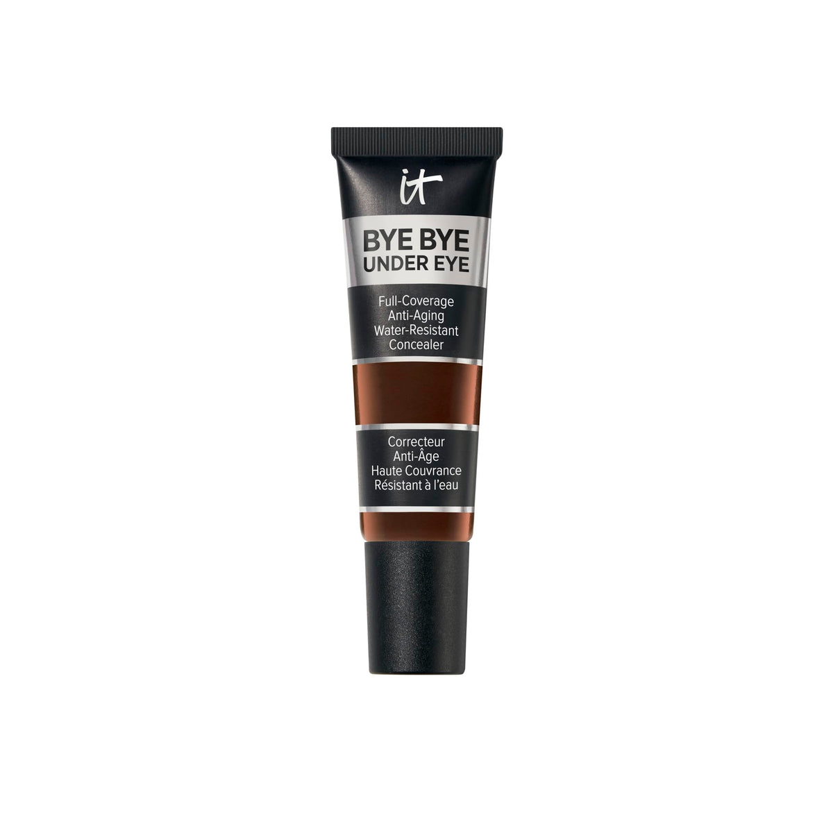 IT Cosmetics Bye Bye Under Eye Concealer 45.5 Deep Ebony front view