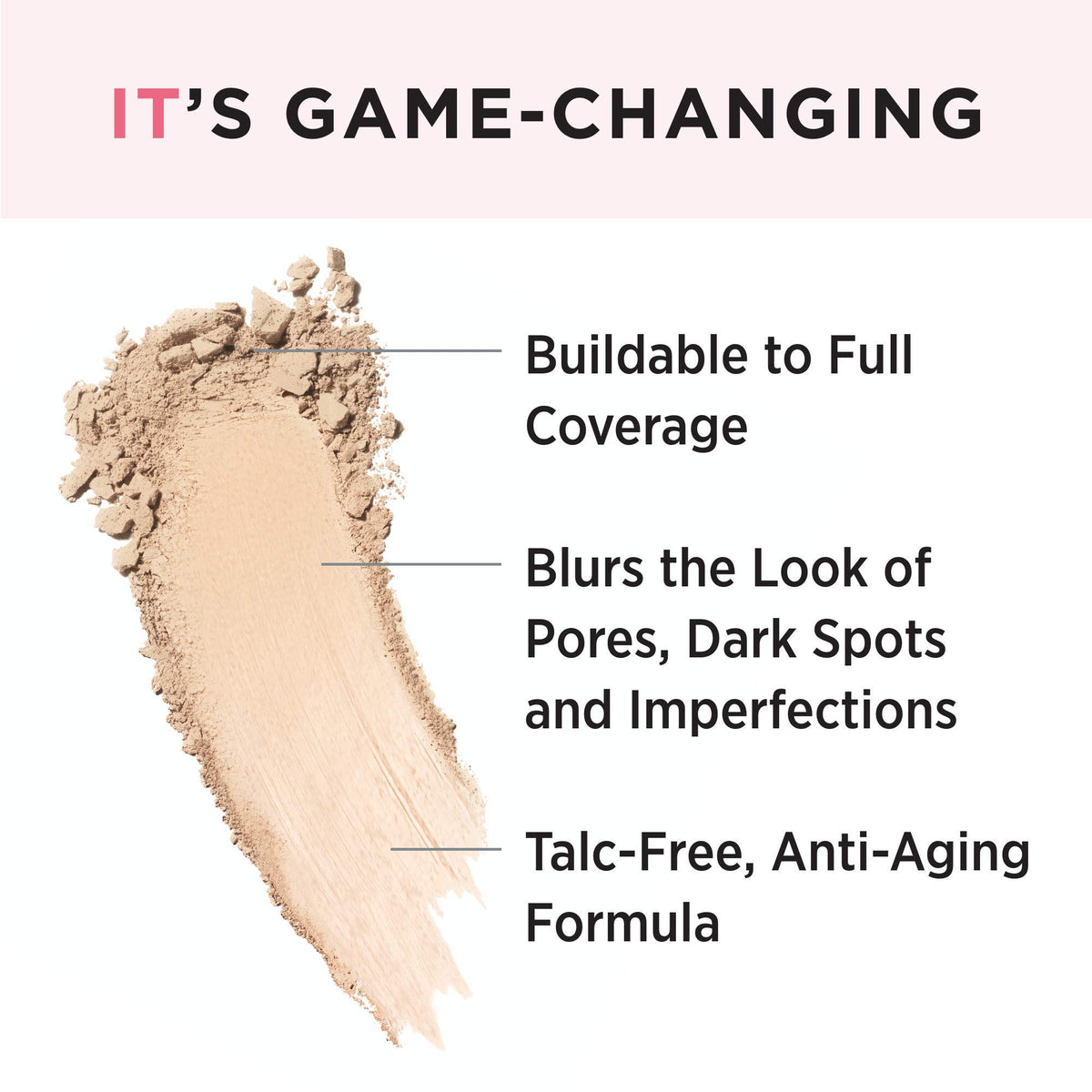IT Cosmetics CC+ Airbrush Perfecting Powder Foundation Light packaging