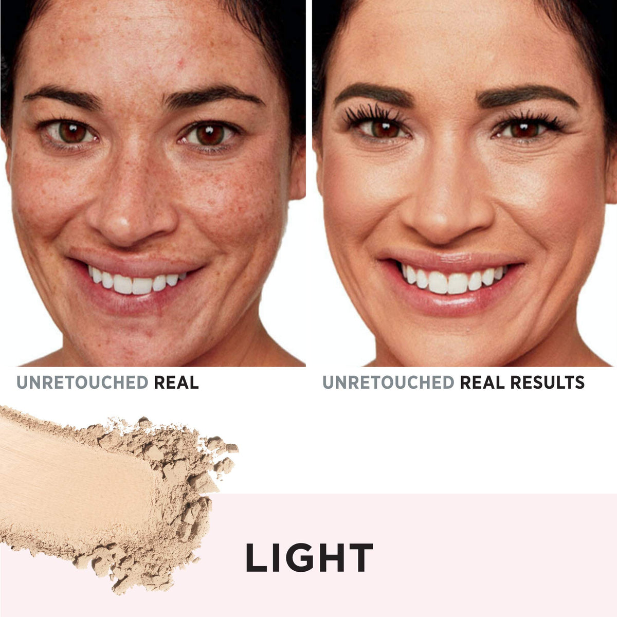 IT Cosmetics CC+ Airbrush Perfecting Powder Foundation Light texture close-up