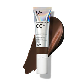 IT Cosmetics CC+ Cream Deep Cool front view with SPF 50+ label