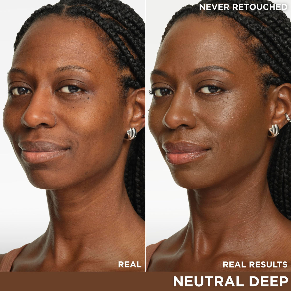 IT Cosmetics CC+ Cream Deep Mocha texture on skin