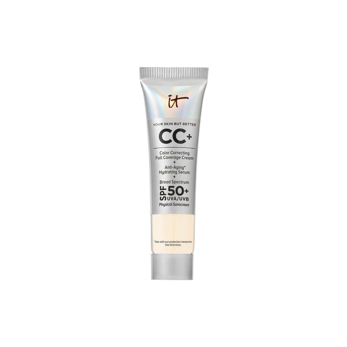 IT Cosmetics CC+ Cream Fair Ivory front view with packaging