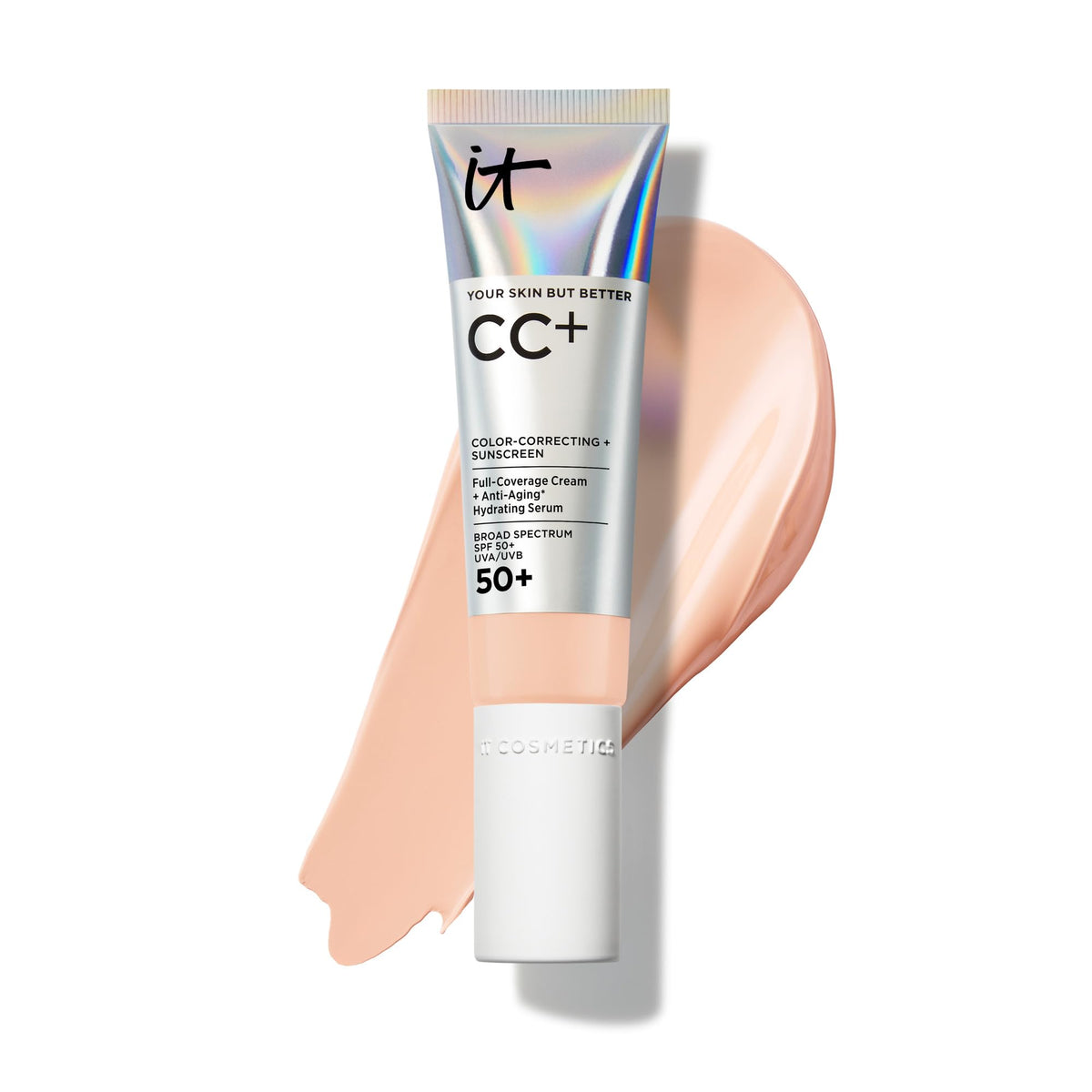 IT Cosmetics CC+ Cream Fair Light front view with packaging