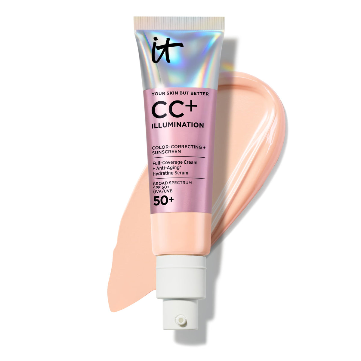 IT Cosmetics CC+ Cream Illumination Fair Light front view
