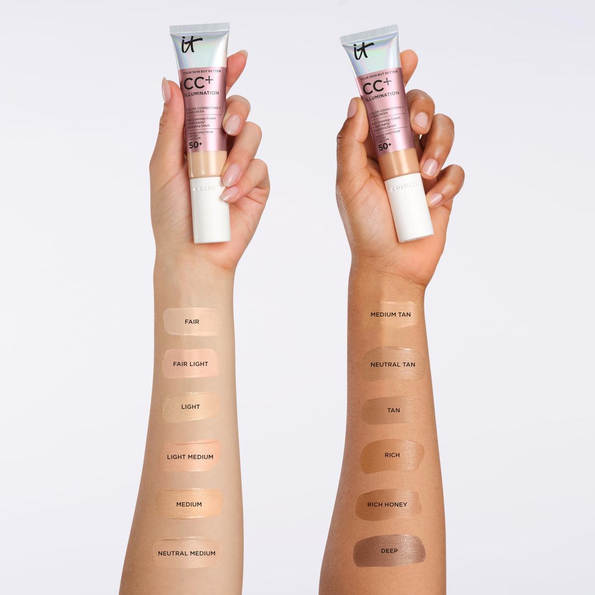 IT Cosmetics CC+ Cream Illumination Fair Light packaging