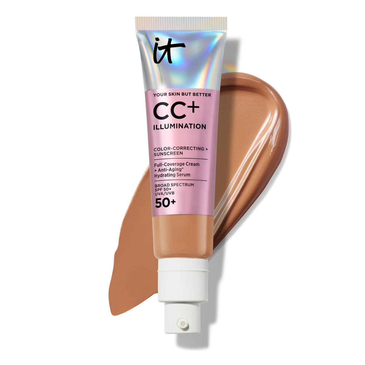 IT Cosmetics CC+ Cream Illumination Rich Honey front view