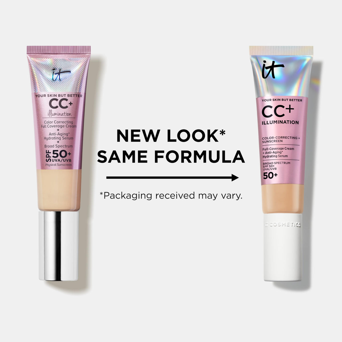 IT Cosmetics CC+ Cream Illumination SPF 50+ in natural light