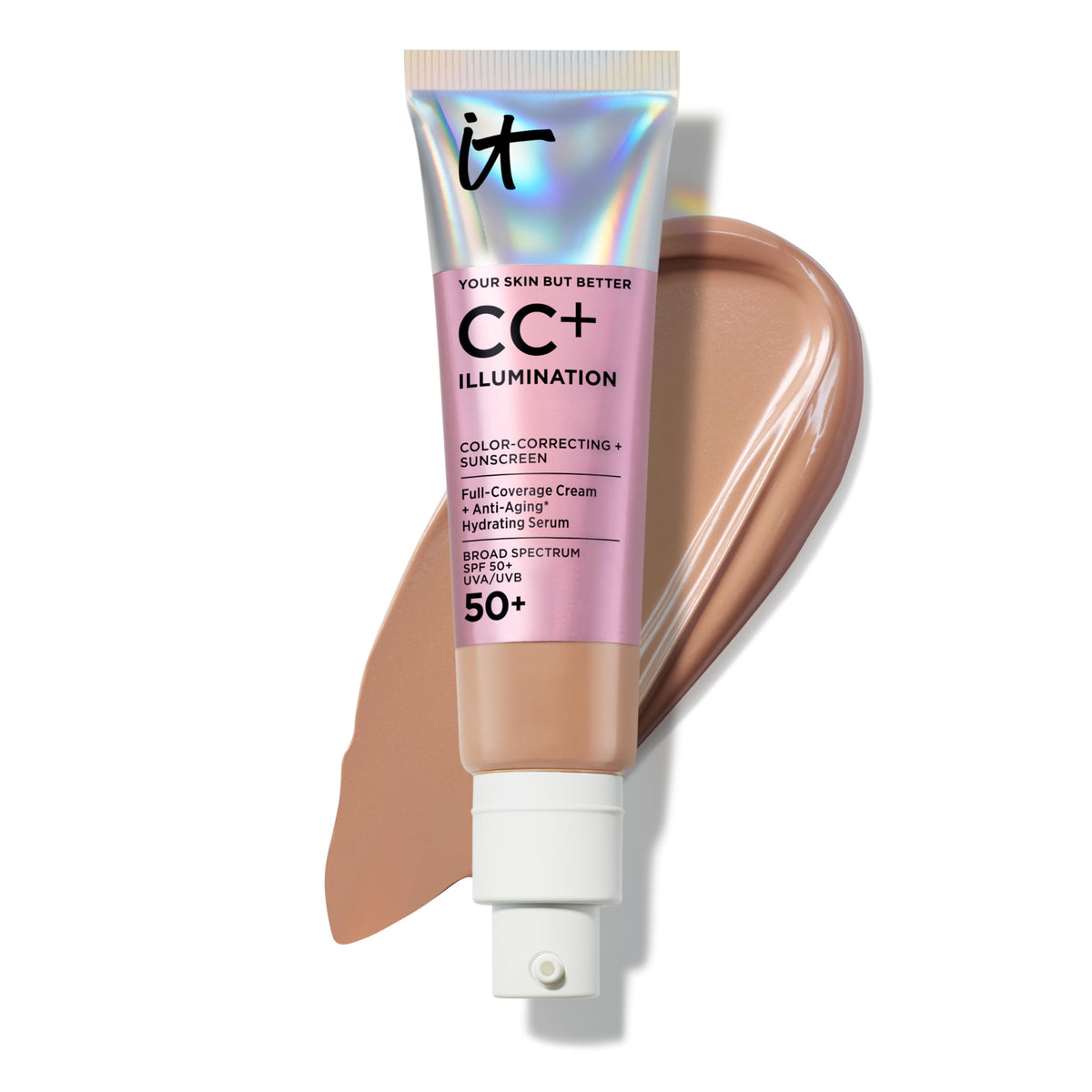 IT Cosmetics CC+ Cream Illumination Tan (N) front view