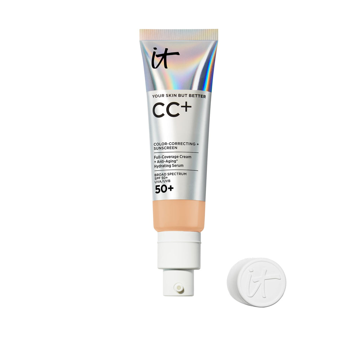 IT Cosmetics CC+ Cream Natural Finish Foundation front view