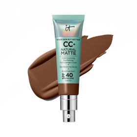 IT Cosmetics CC+ Cream Natural Matte Deep Bronze front view