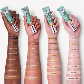 IT Cosmetics CC+ Cream Natural Matte Deep Mocha texture close-up