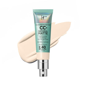 IT Cosmetics CC+ Cream Natural Matte Foundation Fair Ivory front view