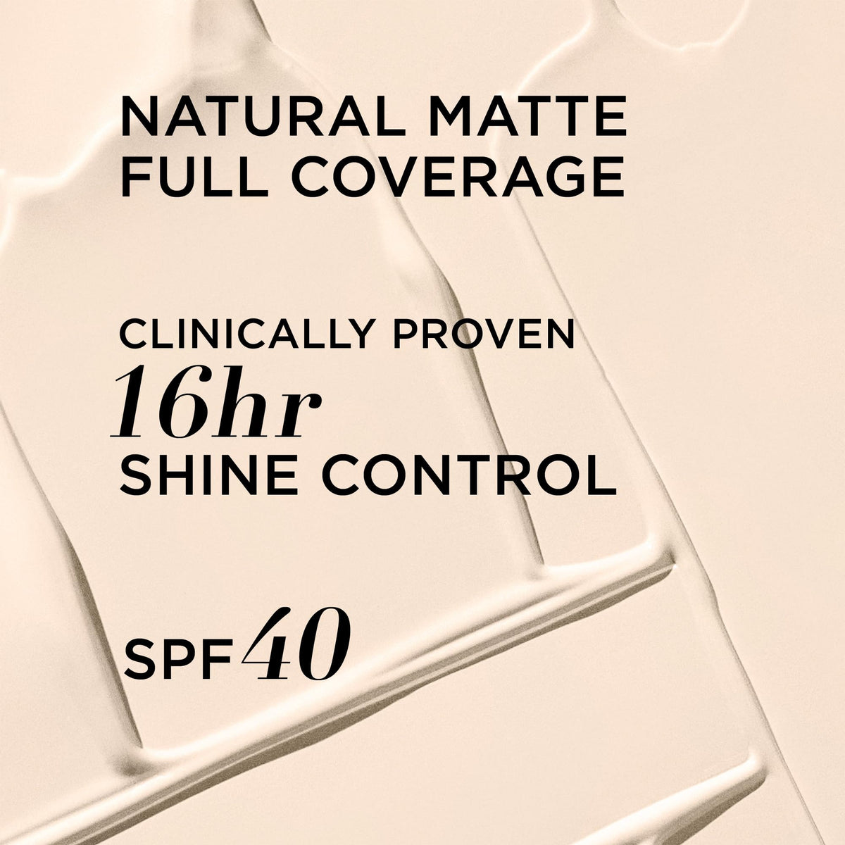 IT Cosmetics CC+ Cream Natural Matte Foundation Fair Ivory texture on skin