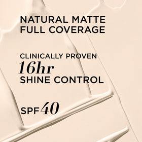 IT Cosmetics CC+ Cream Natural Matte Foundation Fair Ivory texture on skin
