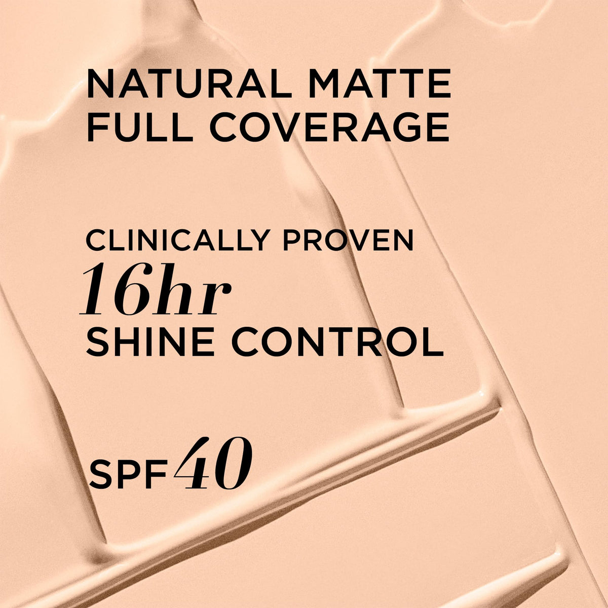 IT Cosmetics CC+ Cream Natural Matte Foundation SPF 40 Fair Beige texture on skin