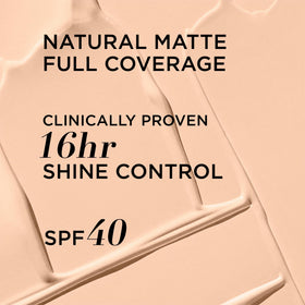 IT Cosmetics CC+ Cream Natural Matte Foundation SPF 40 Fair Beige texture on skin