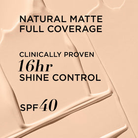 IT Cosmetics CC+ Cream Natural Matte Foundation SPF 40 Fair texture on skin