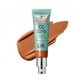 IT Cosmetics CC+ Cream Natural Matte front view with SPF 40 label