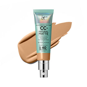 IT Cosmetics CC+ Cream Natural Matte in Tan Warm front view