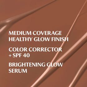 IT Cosmetics CC+ Cream Nude Glow SPF 40 Deep Bronze texture on skin