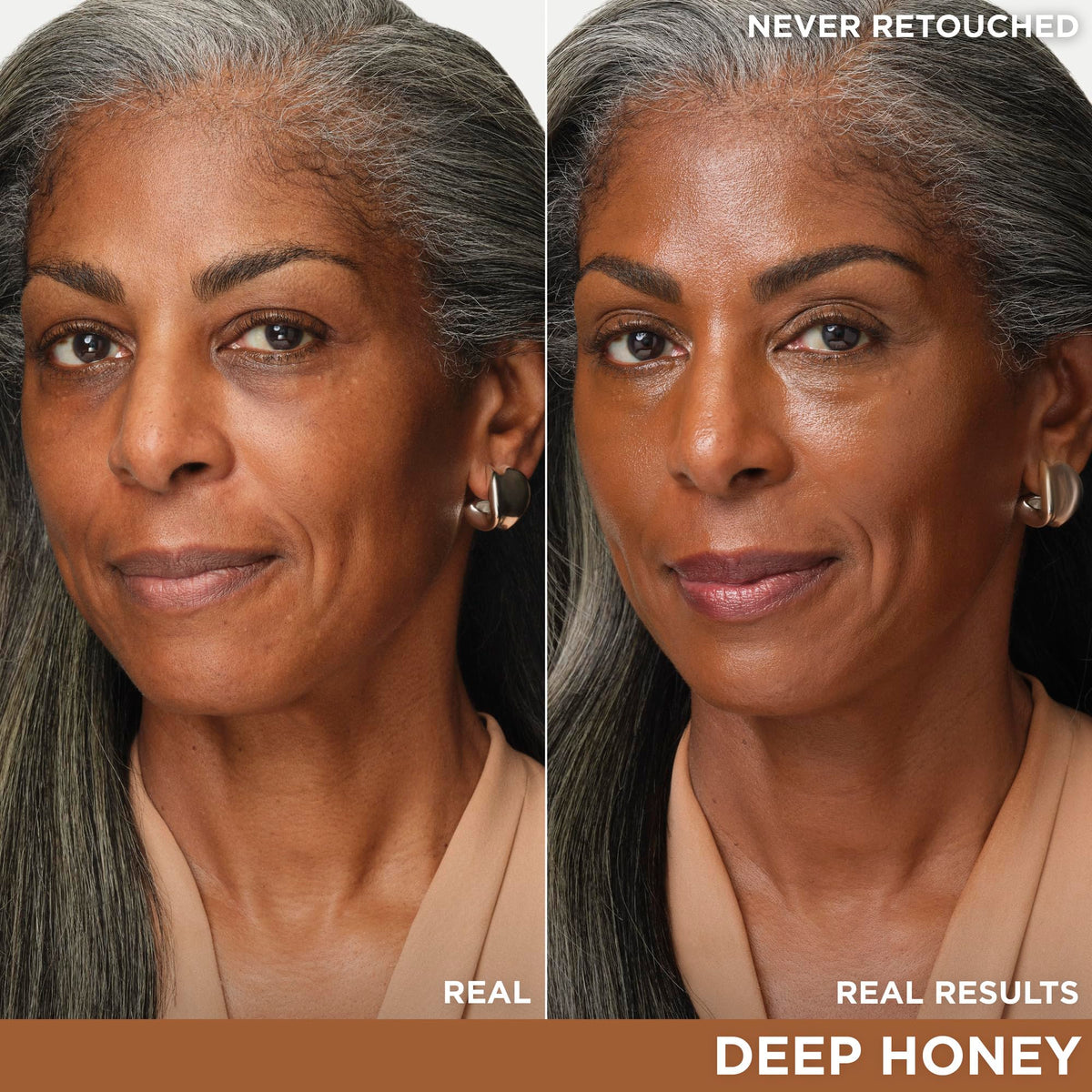 IT Cosmetics CC+ Cream Nude Glow SPF 40 Deep Honey texture close-up
