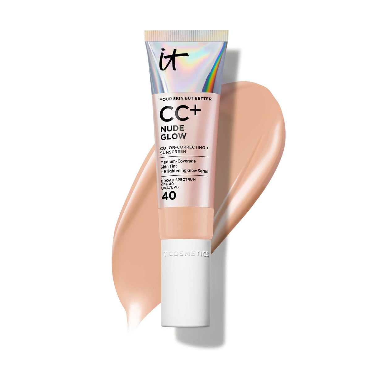 IT Cosmetics CC+ Cream Nude Glow SPF 40 front view