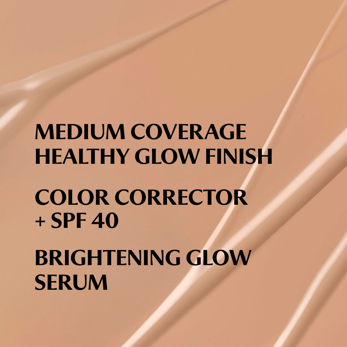 IT Cosmetics CC+ Cream Nude Glow SPF 40 Tan product texture on skin