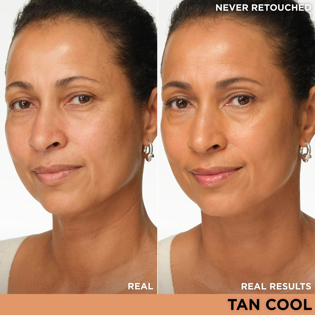 IT Cosmetics CC+ Cream Tan Cool texture on skin