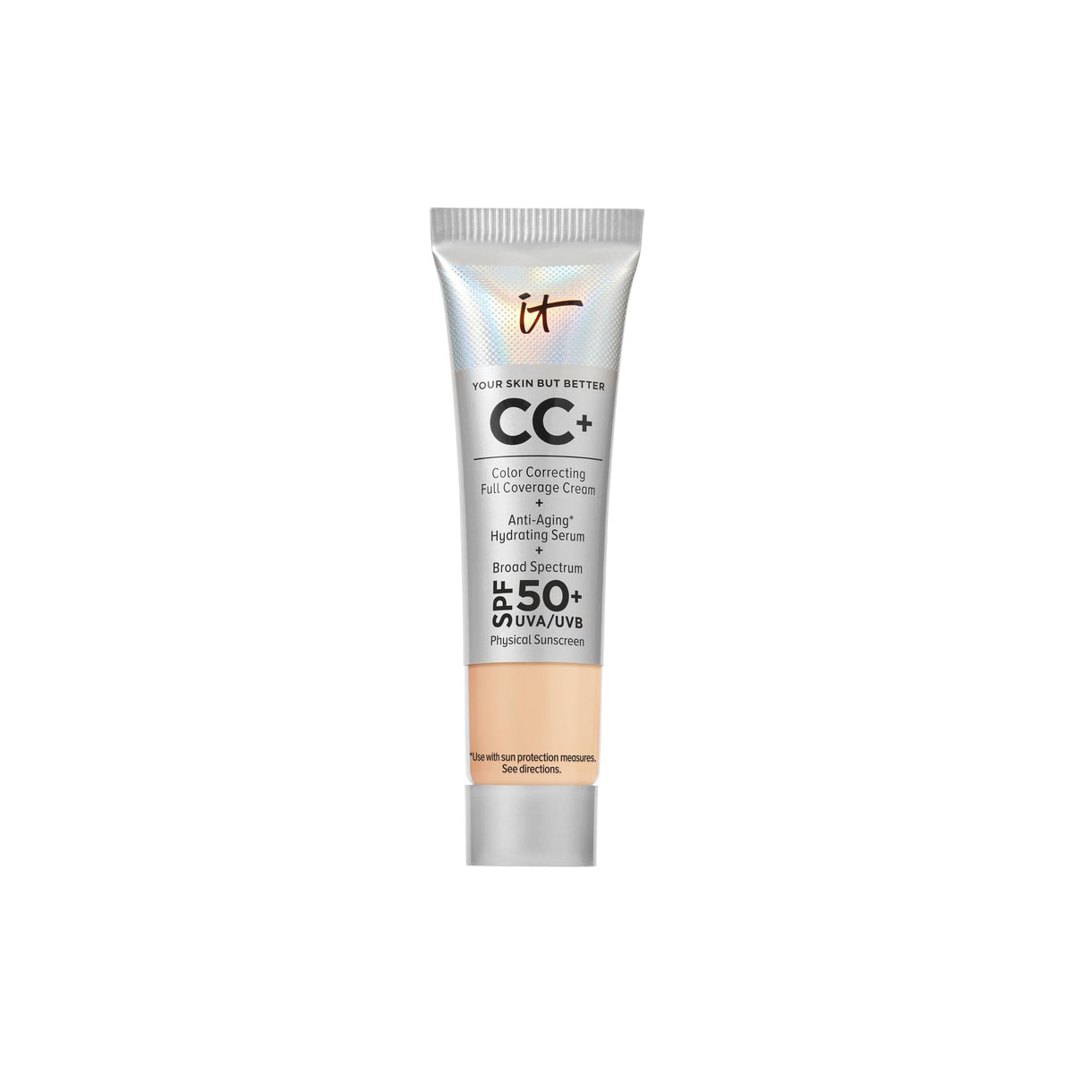 IT Cosmetics CC+ Cream Travel Light Medium front view