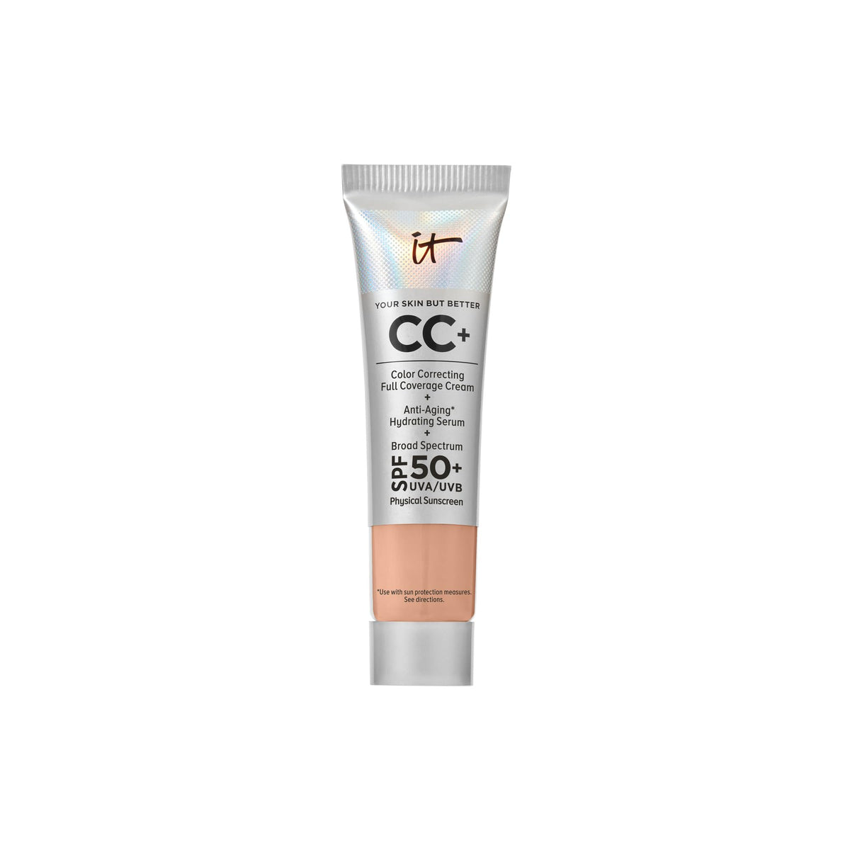 IT Cosmetics CC+ Cream Travel Medium Cool front view