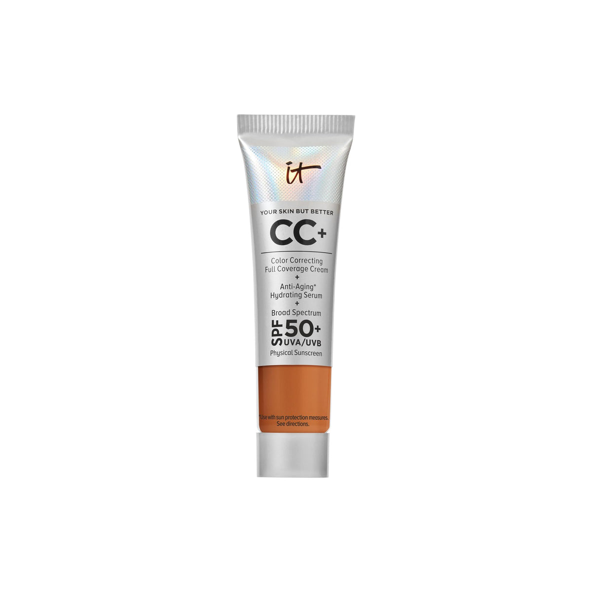 IT Cosmetics CC+ Cream Travel Rich front view with SPF 50+