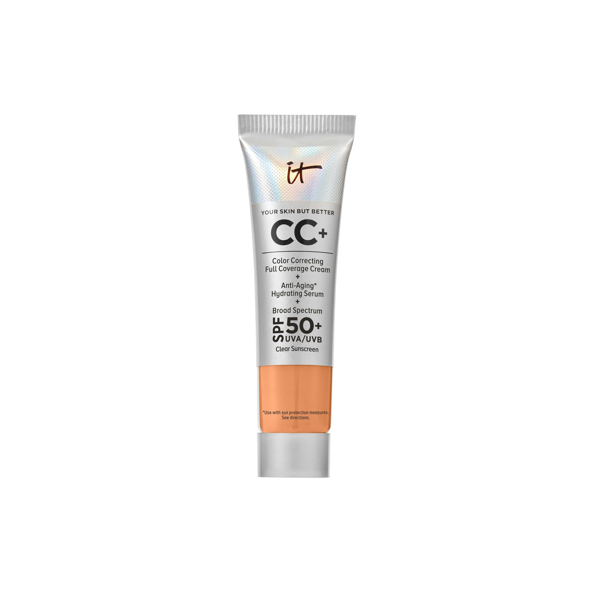 IT Cosmetics CC+ Cream Travel Tan Cool front view
