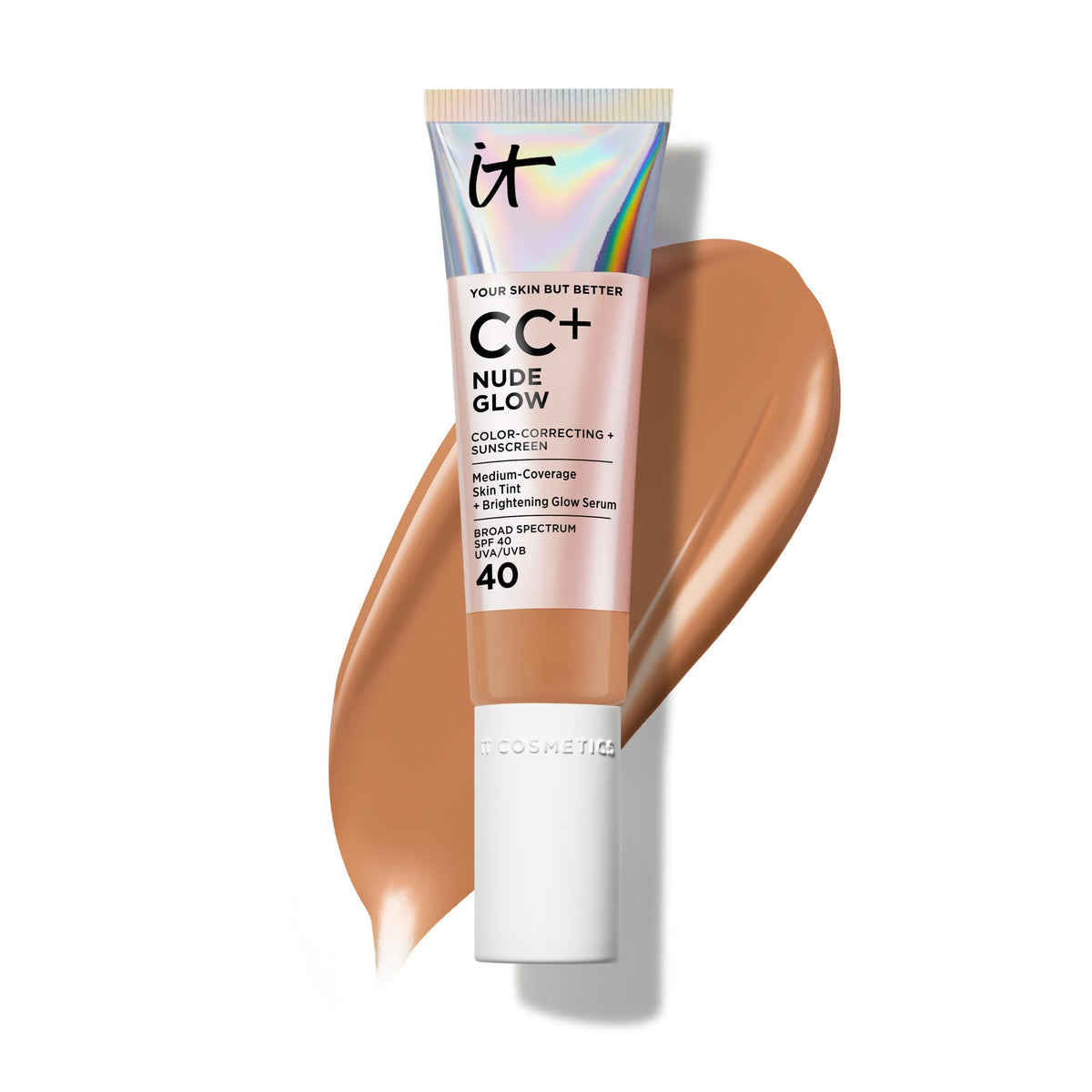 IT Cosmetics CC+ Nude Glow Foundation 1.08 fl oz front view