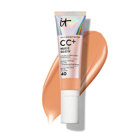 IT Cosmetics CC+ Nude Glow Foundation Tan Cool front view