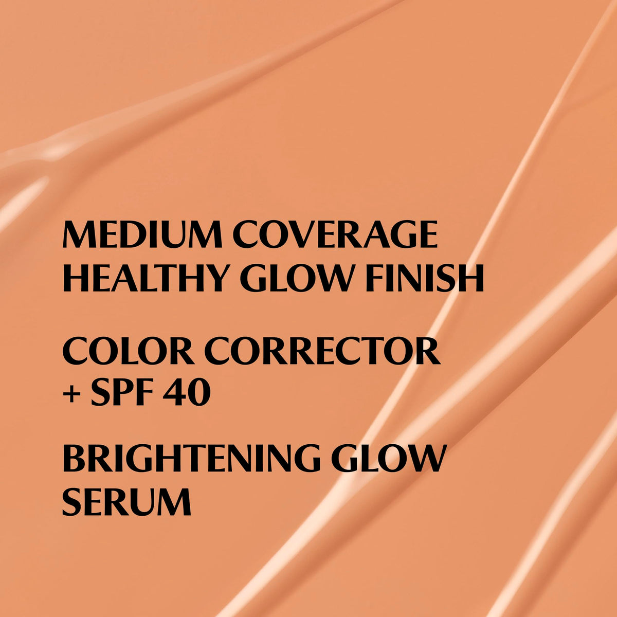 IT Cosmetics CC+ Nude Glow Foundation Tan Cool texture on skin