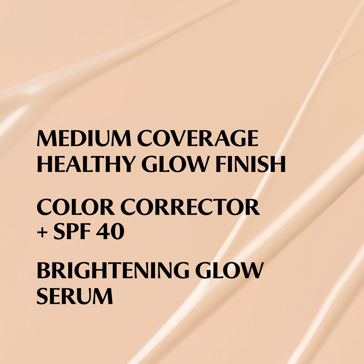 IT Cosmetics CC+ Nude Glow Foundation texture on skin