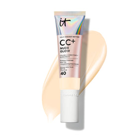 IT Cosmetics CC+ Nude Glow Lightweight Foundation Fair Warm front view