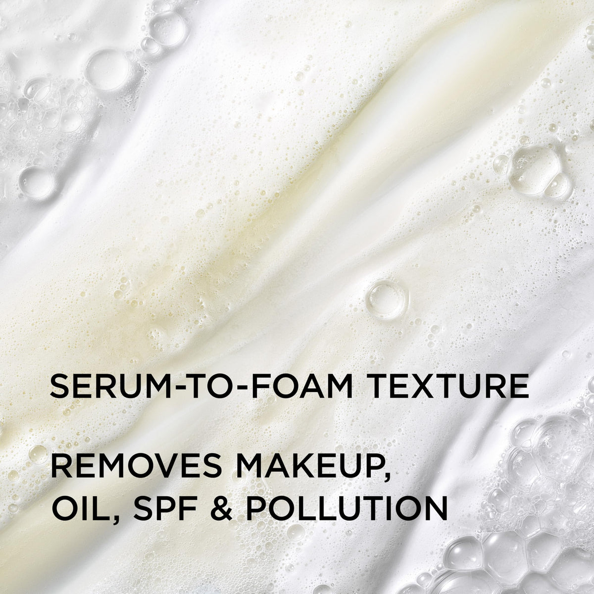 IT Cosmetics Confidence in a Cleanser serum-to-foam texture