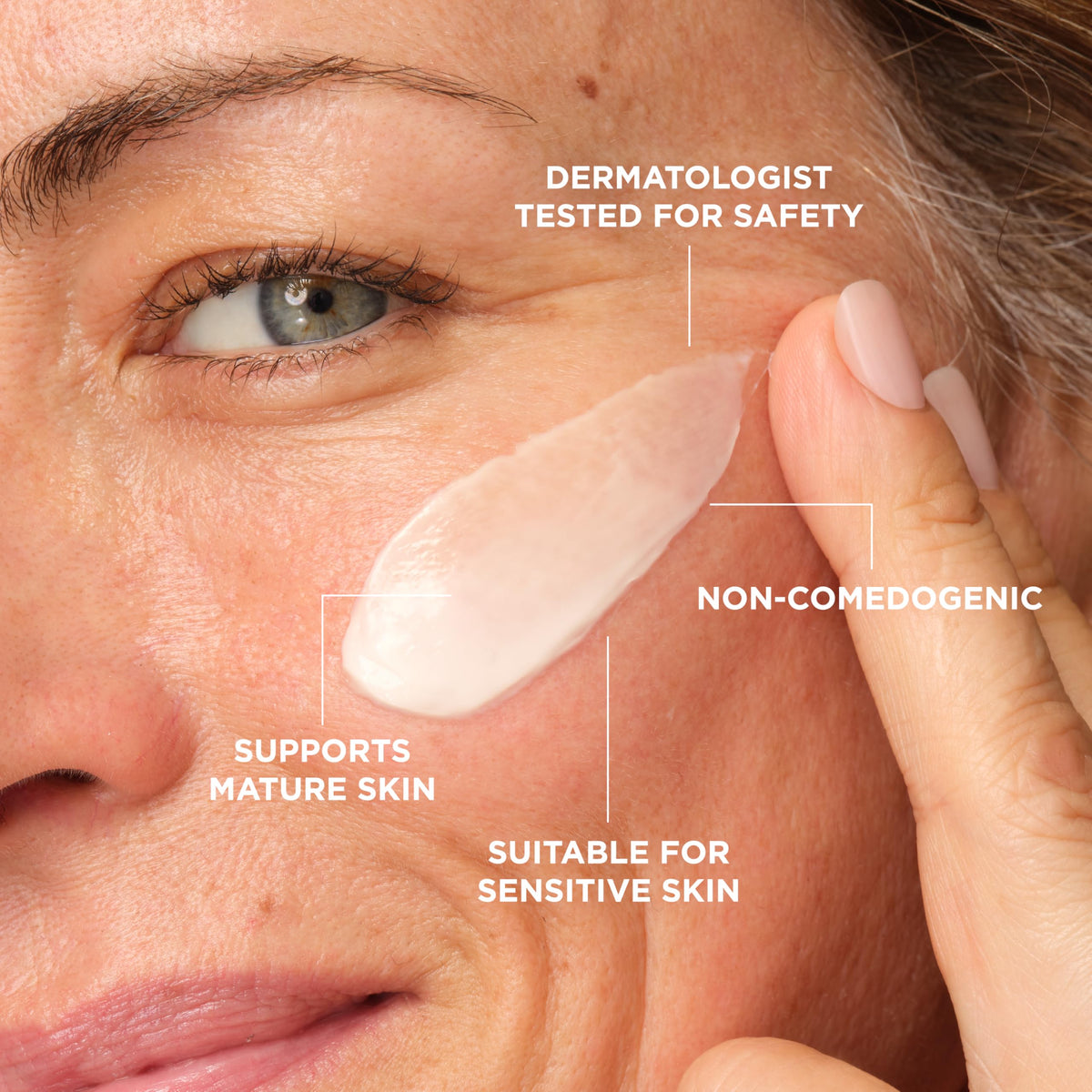 IT Cosmetics Confidence in a Cream Anti-aging Moisturizer application on skin
