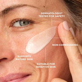 IT Cosmetics Confidence in a Cream Anti-aging Moisturizer application on skin
