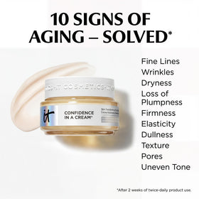 IT Cosmetics Confidence in a Cream Refill application on skin
