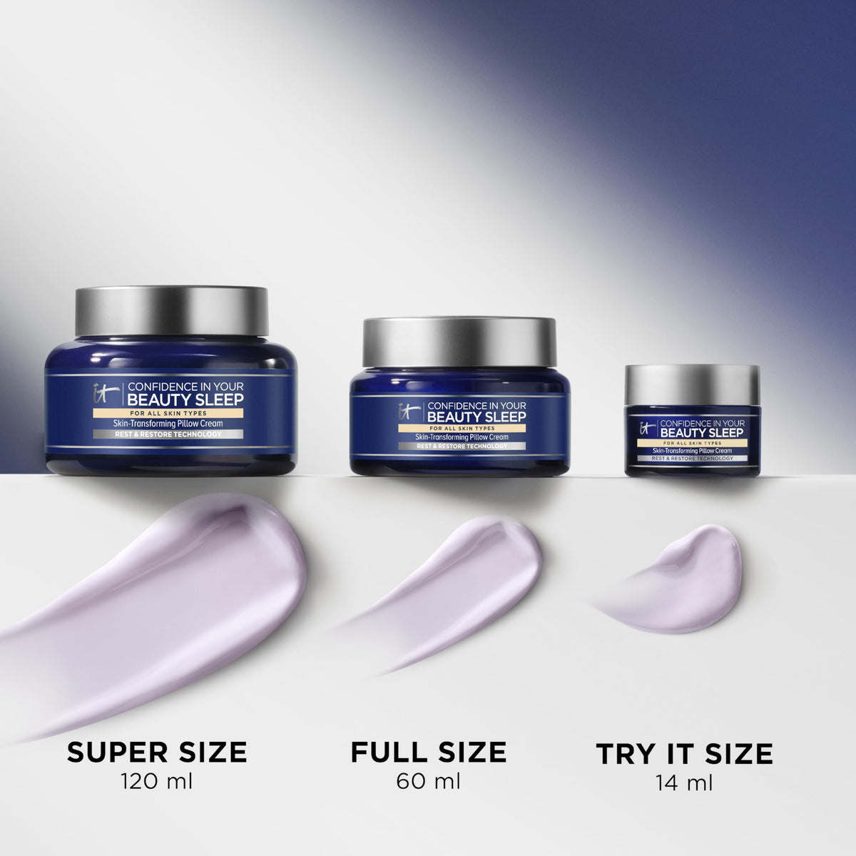 IT Cosmetics Confidence in Your Beauty Sleep Night Cream application on skin